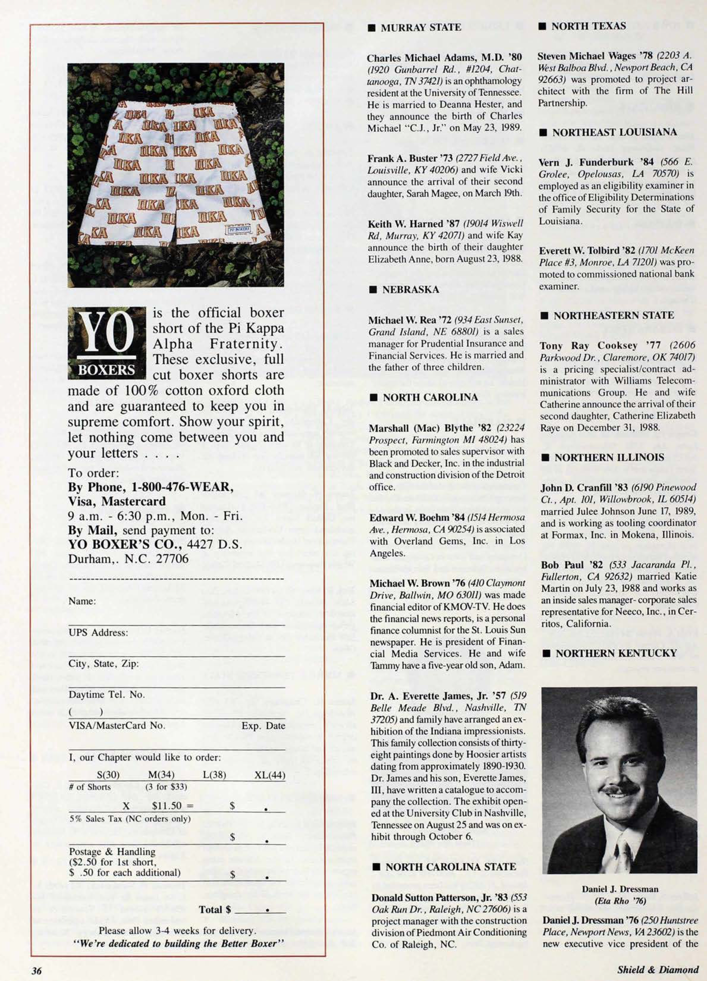 Yo Boxer's Co. Advertisement, December 1989